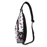 H3ART Skully Chest Crossbody Bag with Adjustable Strap