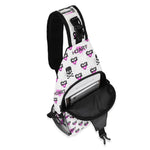 H3ART Skully Chest Crossbody Bag with Adjustable Strap