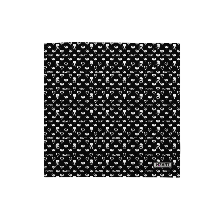 MY BLK H3ART BANDANA